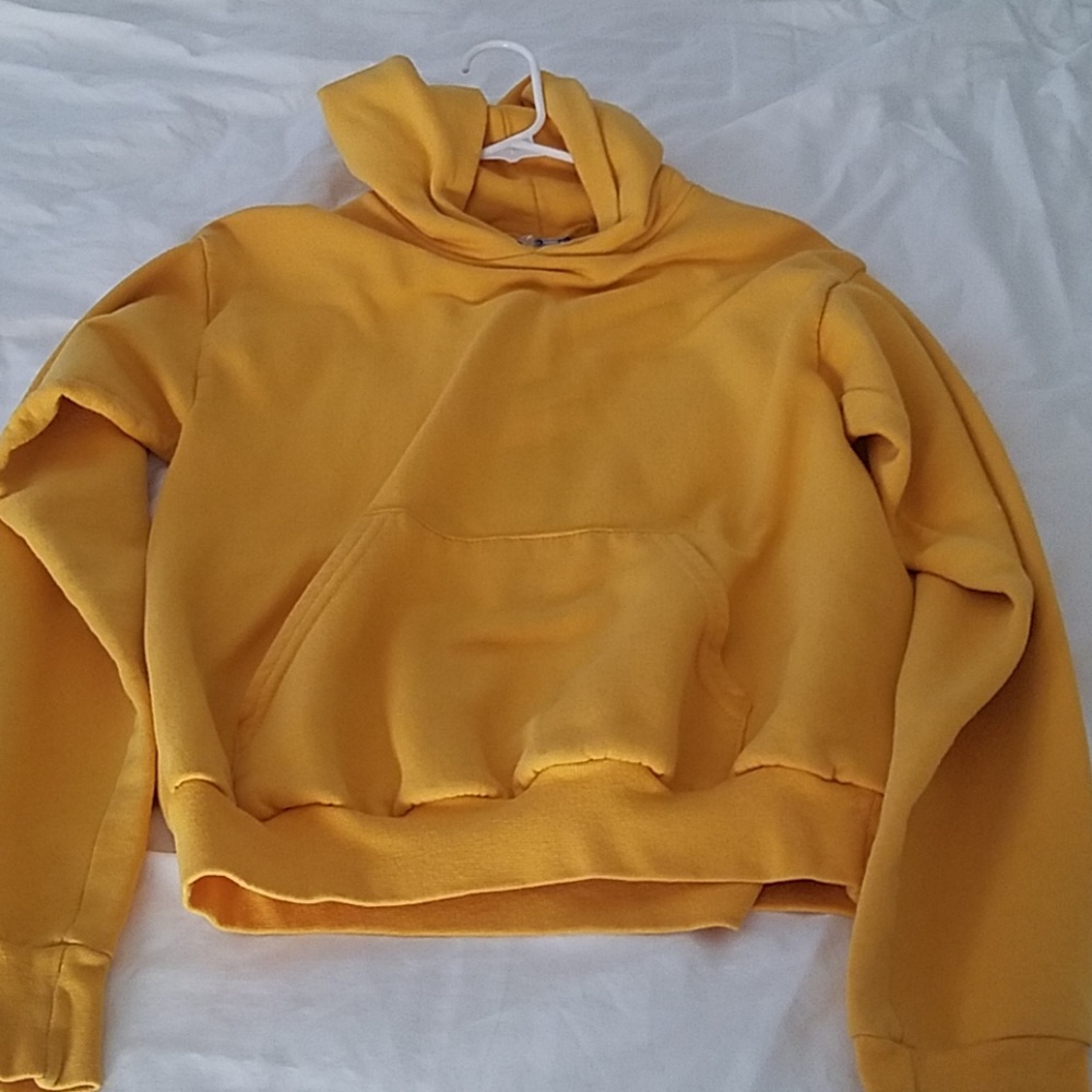 Yellow hoodie